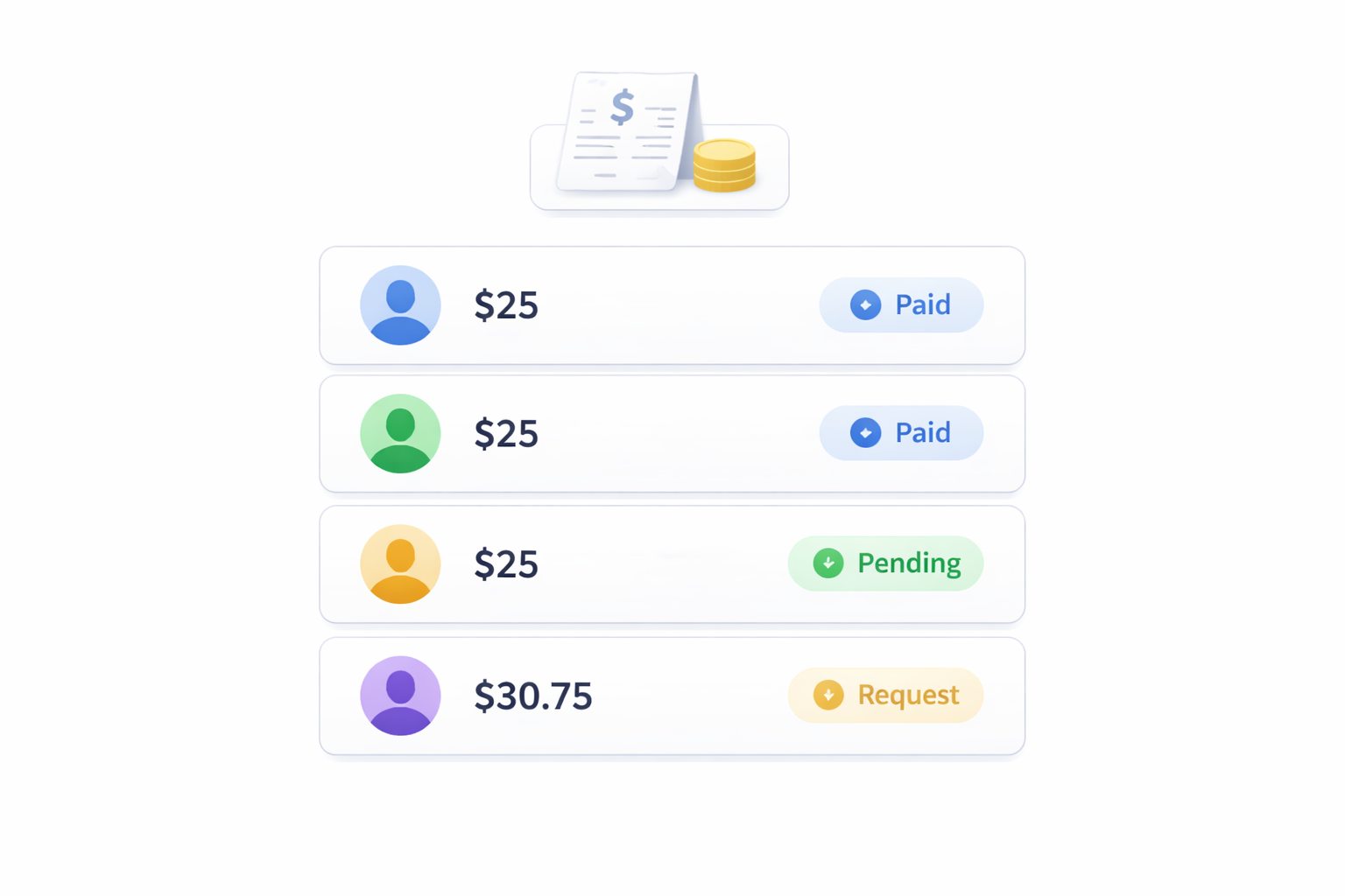 Split Expenses illustration